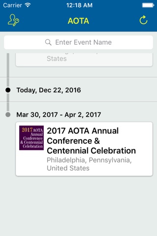 AOTA Annual Conference & Expo screenshot 2