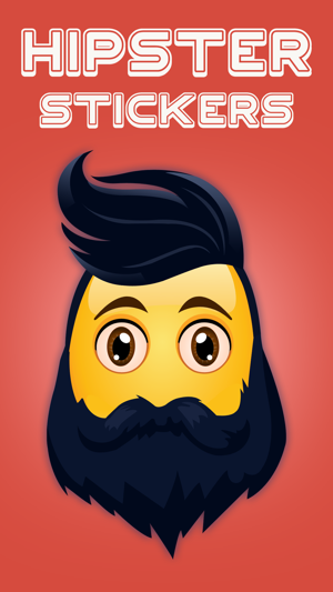 Hipster Emoji Stickers(圖1)-速報App