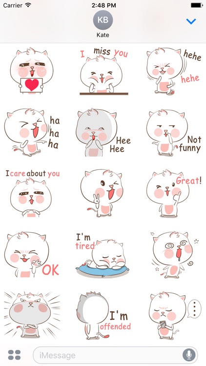 Kento The Happy Kitten Vol 1 Stickers