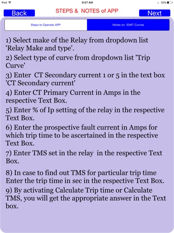 IDMT TCC CALCULATOR screenshot 4