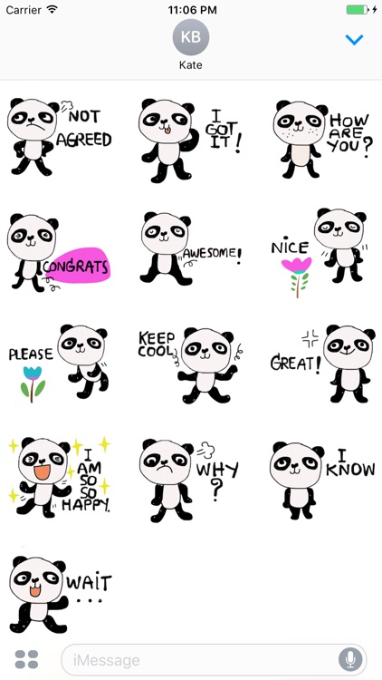 Arlo The Funniest Little Panda Stickers
