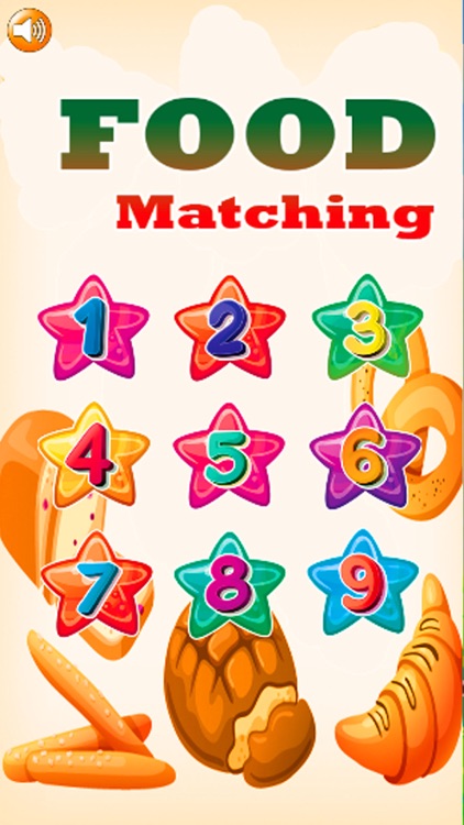 Food Matching Puzzle - Games inventive for Kids