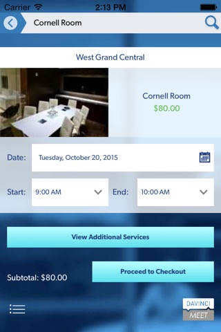Davinci Meeting Rooms screenshot 2