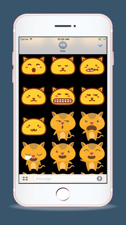 Large Animated Cat Emoji Pack