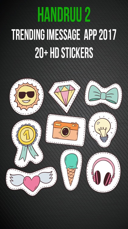 Handruu 2 - Hand draw stickers 2017