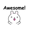 Lovely White Rabbit Sticker set 2