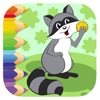 Racoon Coloring Page Games For Childrens Edition