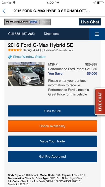 Performance Ford Lincoln Dealer App screenshot-3