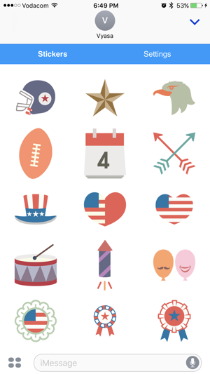 American Emoji - Great Emoticons for Texting(圖5)-速報App