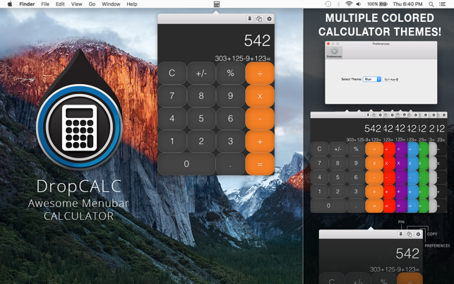 DropCalc - The Awesome Menubar Simple Ca