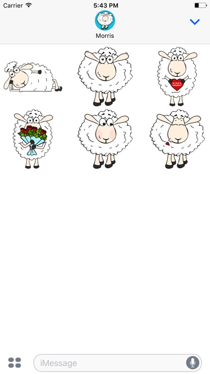 Morris the Sheep Valentine's Day
