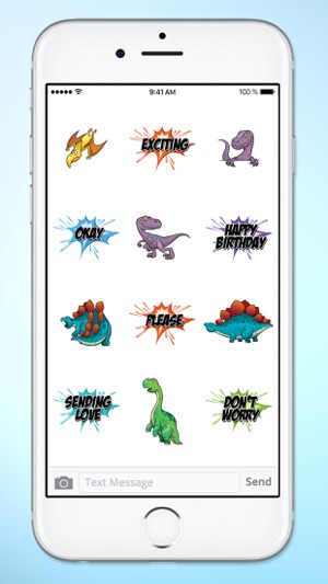 Dinosaur and Word Sticker Pack(圖4)-速報App