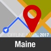 Maine Offline Map and Travel Trip Guide