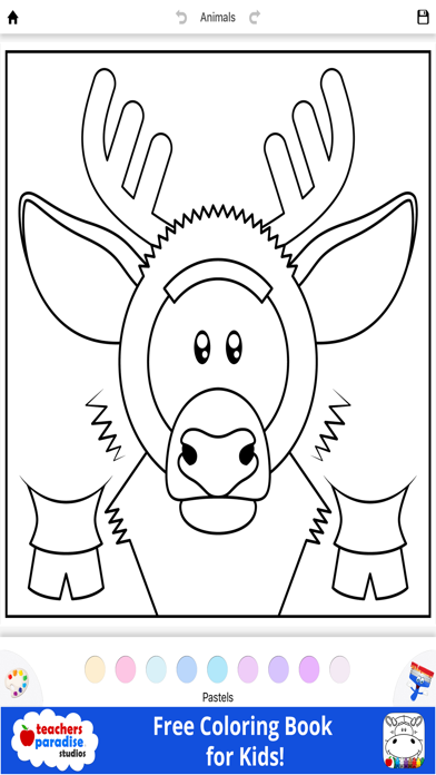 How to cancel & delete Coloring Book for Kids: Animal Square Heads from iphone & ipad 4