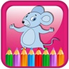 Mouse Mini Coloring Book For Kids Edition