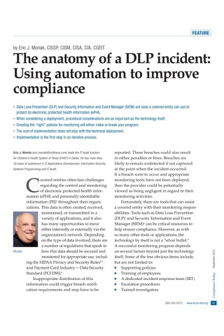 HCCA Compliance Today Magazine screenshot 3