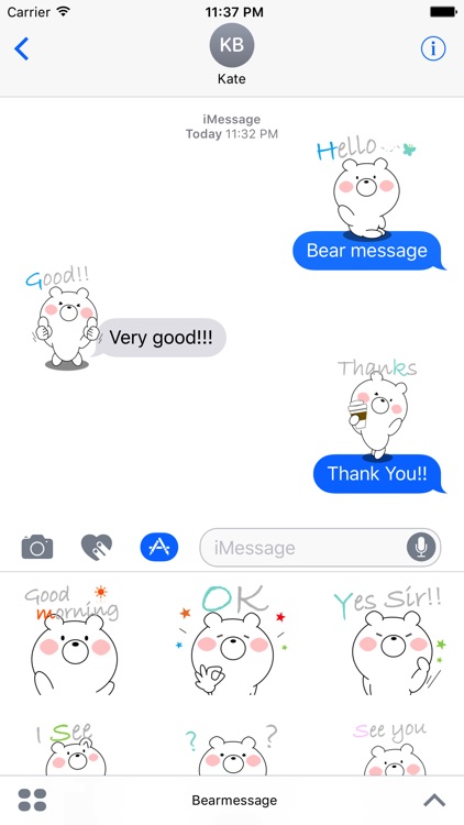 Bear message screenshot-3