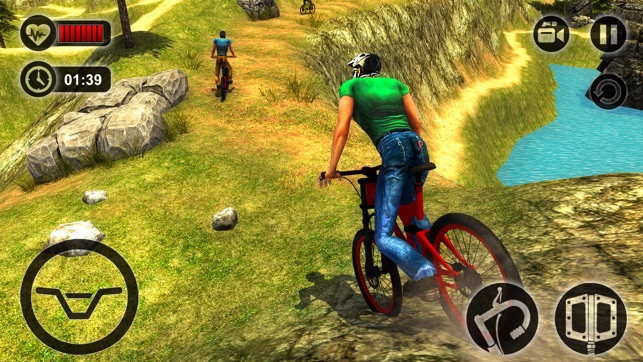 Crazy Off road Mountain Bicycle Rider Simulator 3D(圖2)-速報App