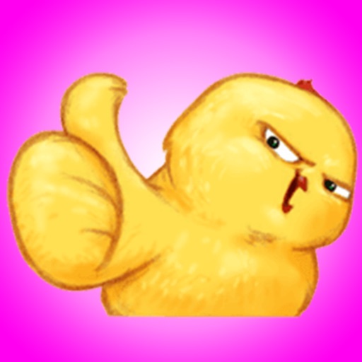 Inimitable Darling Chicken - Funny Bird Stickers! icon