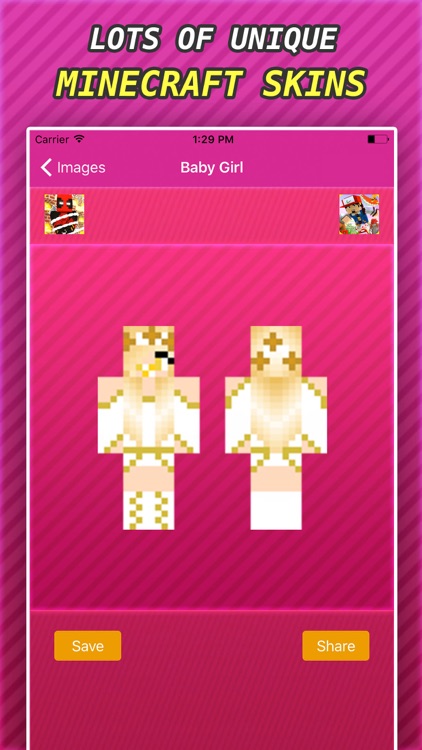 New BABY GIRLS SKINS FREE For Minecraft PE & PC screenshot-3