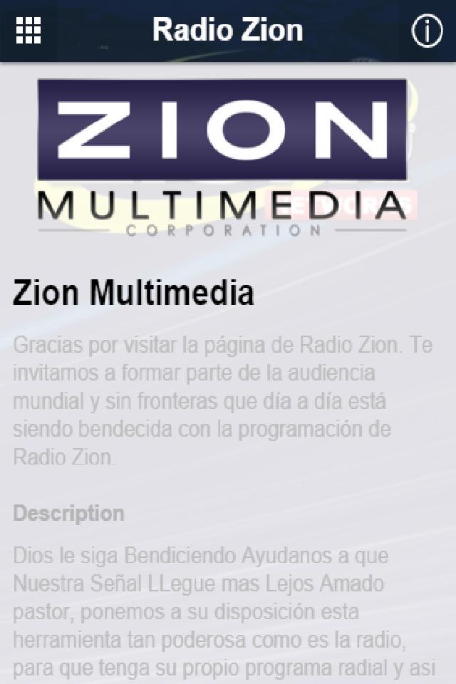 Radio Zion screenshot 2