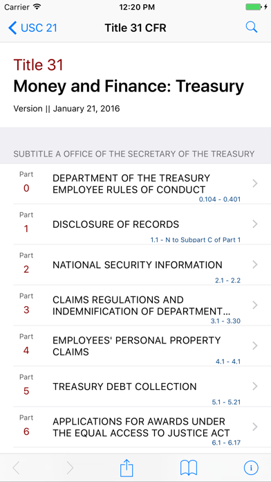 How to cancel & delete 31 CFR - Money and Finance: Treasury (LawStack) from iphone & ipad 1