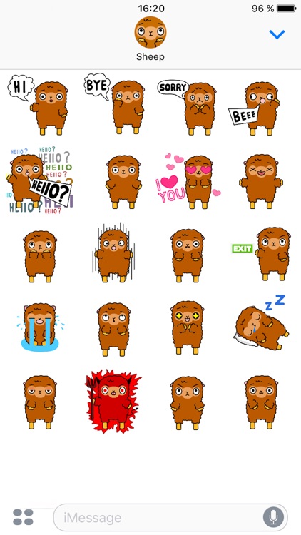 Funny Sheep Stickers