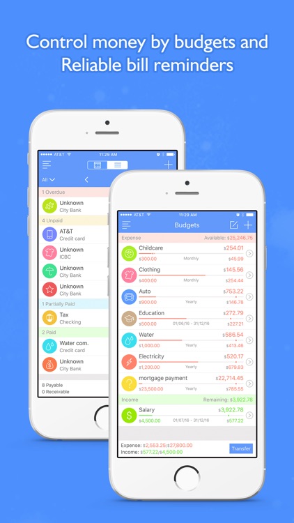 Money Focus Pro - Account, Budget and Bill Manager