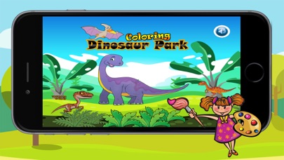 How to cancel & delete Dinosaur Park Coloring Book Kids Game from iphone & ipad 1