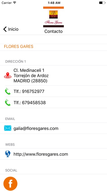 FLORES GARES