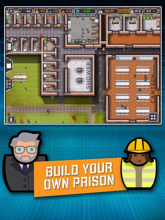 Prison Architect: Mobile на iPad