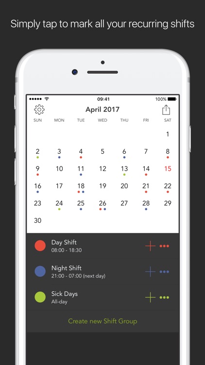 Shifty - Unpredictable Work Schedules and Events