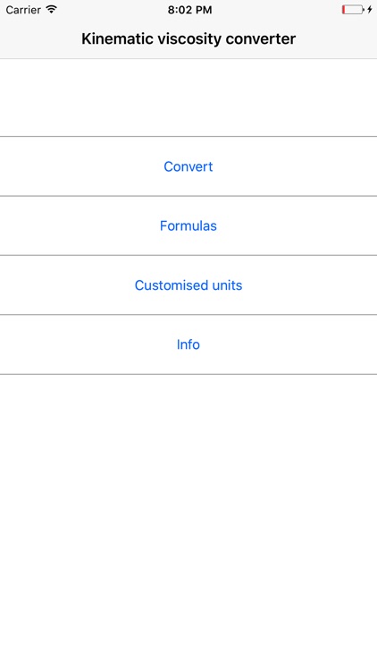 Kinematic viscosity converter