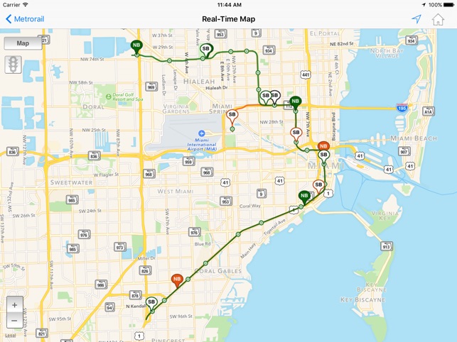 Mia Mover Map