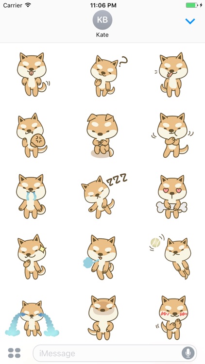 Shiba The Little Butt Dog Stickers