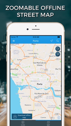 Porto Travel Guide with Offline Street Map(圖4)-速報App