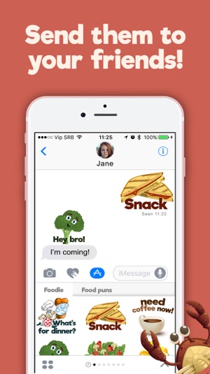 食品 和 飲料 贴纸 为 有趣 免費 iMessage(圖3)-速報App