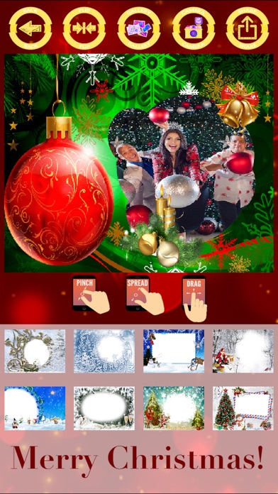 How to cancel & delete Merry Christmas photo frames - create cards from iphone & ipad 1