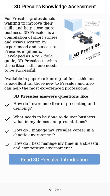 3D Presales Assessment screenshot-3