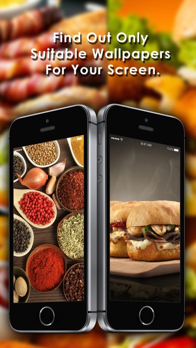 How to cancel & delete Food Wallpapers - Personalised Your Phone Screen from iphone & ipad 1