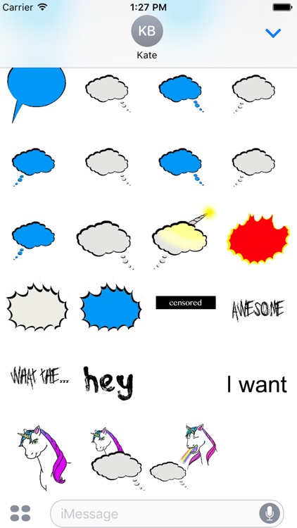 Speech bubbles