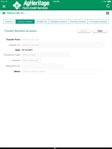 AgHeritage FCS Mobile Banking for iPad screenshot 4