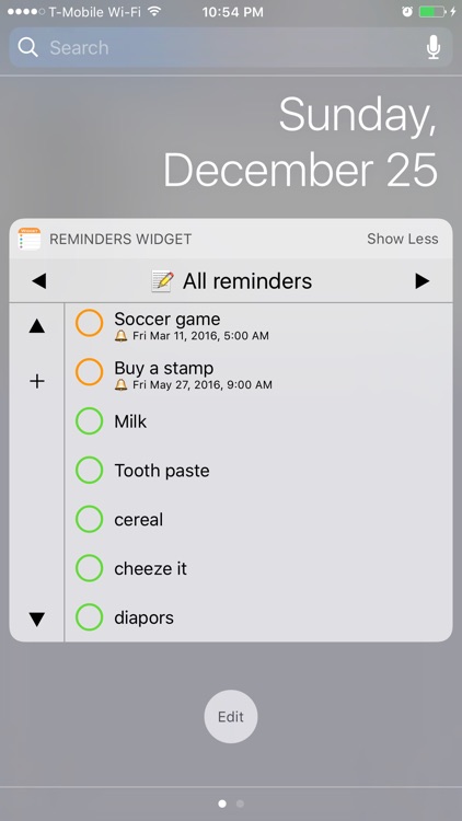 Reminders Widget screenshot-0