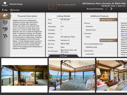 The Feliciano Group Hawaii for iPad screenshot 4