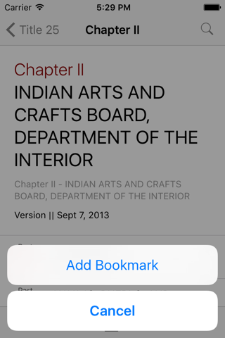 25 CFR - Indians (LawStack Series) screenshot 3