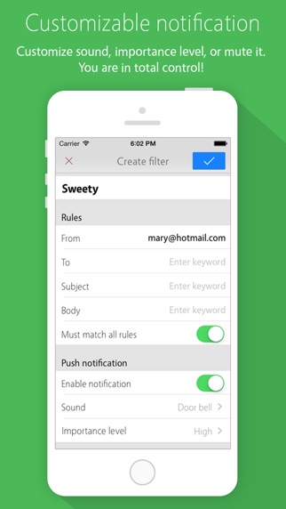 MailBuzzr for Outlookのスクリーンショット4 MailBuzzr for Outlookのスクリーンショット4