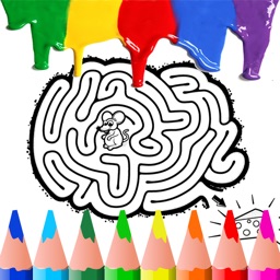 Maze Coloring BookPages Free For Kids Toddler