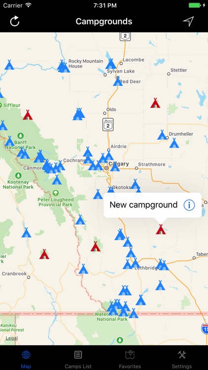 Alberta – Campgrounds & RV Parks