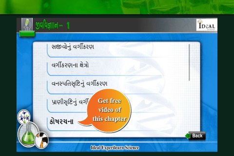 Ideal E-learning Biology (Sem :1) in Gujarati screenshot 2