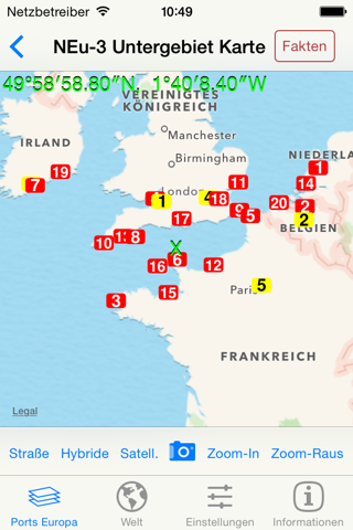 Cruise Ports -Europe  Zoomable Atlas screenshot 2